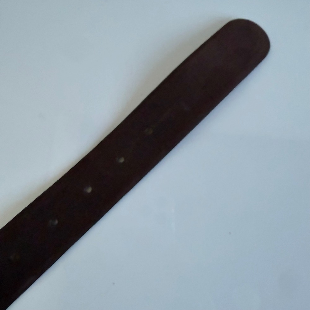Vintage Banana Republic Bamboo Style Buckle Suede Belt - Picture 5 of 10